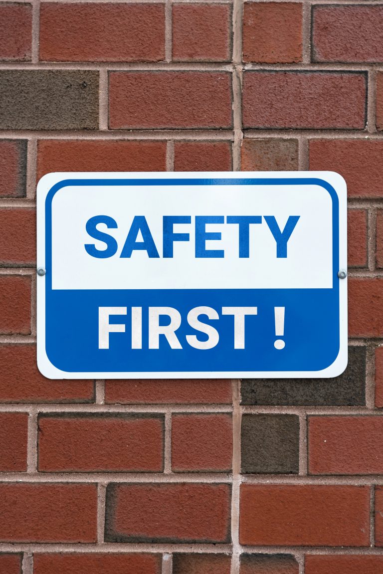 safety-first-sign-wall